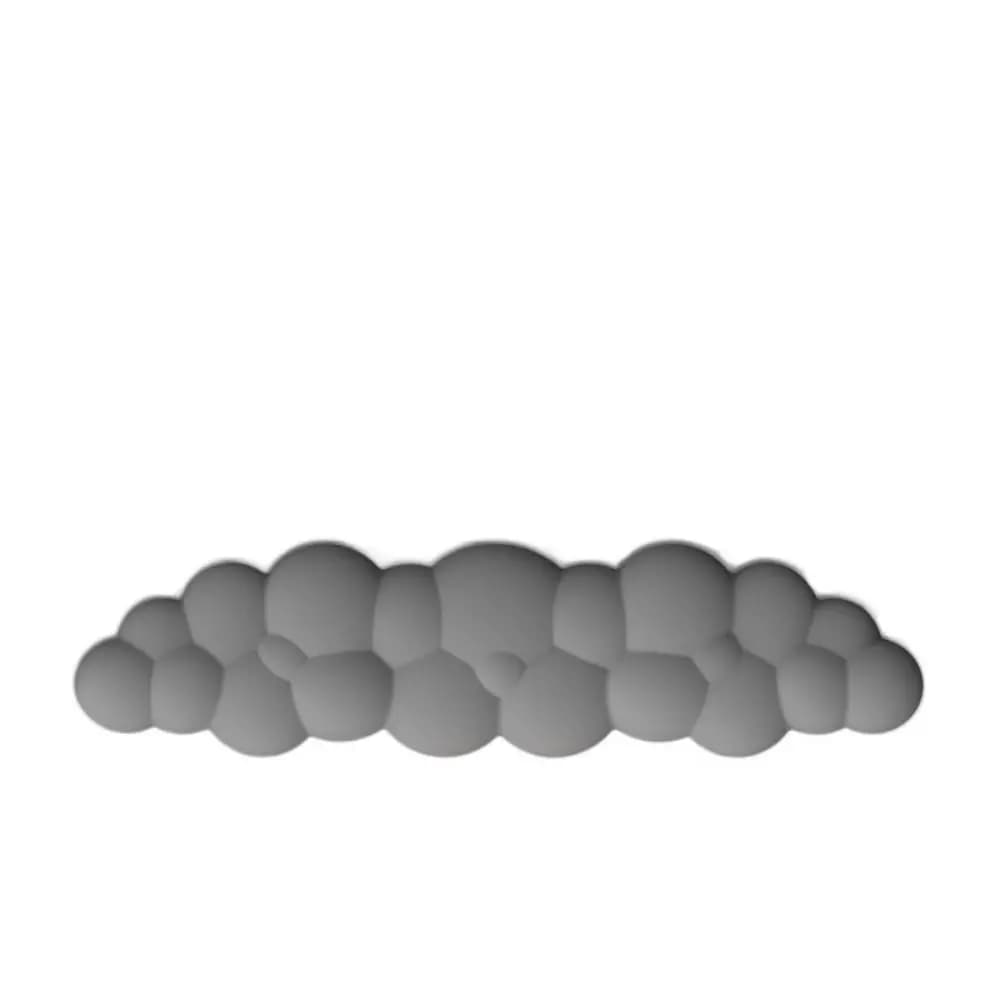 Poggiapolsi per tastiera a forma di nuvola, in memory foam, impermeabile, cuscino per le mani, superficie morbida, tappetino per mouse in tinta unita, articoli per ufficio