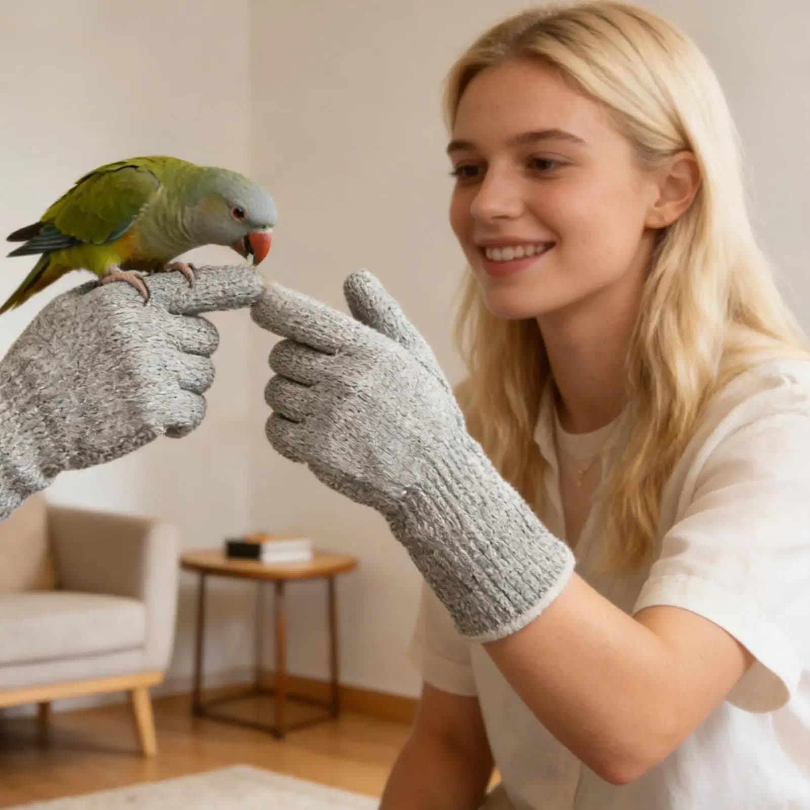 Multipurpose Guard Cat Protection Gloves Cat Gloves Bite Proof Scratch Resistant Bite Proof For Grooming Pet Parrot Bird