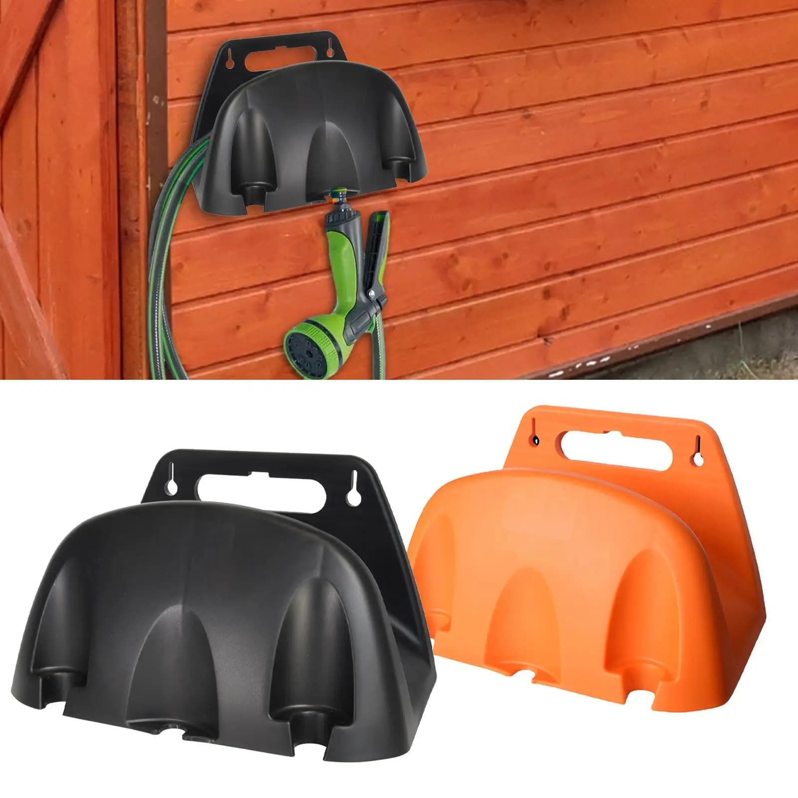 Wall Mount Garden Irrigation Hose Pipe Hanger Plastic Rack Tap Watering Hose Organizer Storage Holder Pipe Winding Frame