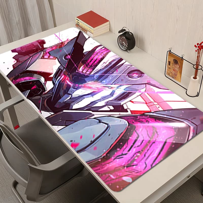 Mouse Mat Mechanical Warrior Gundam Office PC Accessories Extended Mat Desk Mat Anime Rubber Anti-slip Mouse Carpet