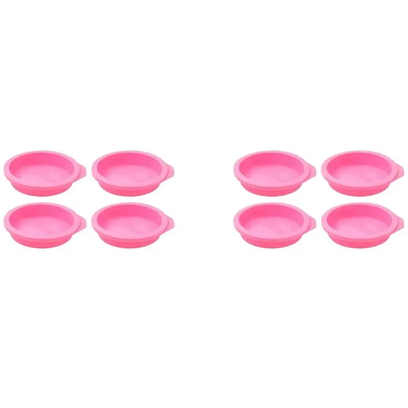 8 egg moulds for air fryer, silicone egg moulds for air fryer, for muffin covers, toast, non-stick accessories for air fryer-AT36