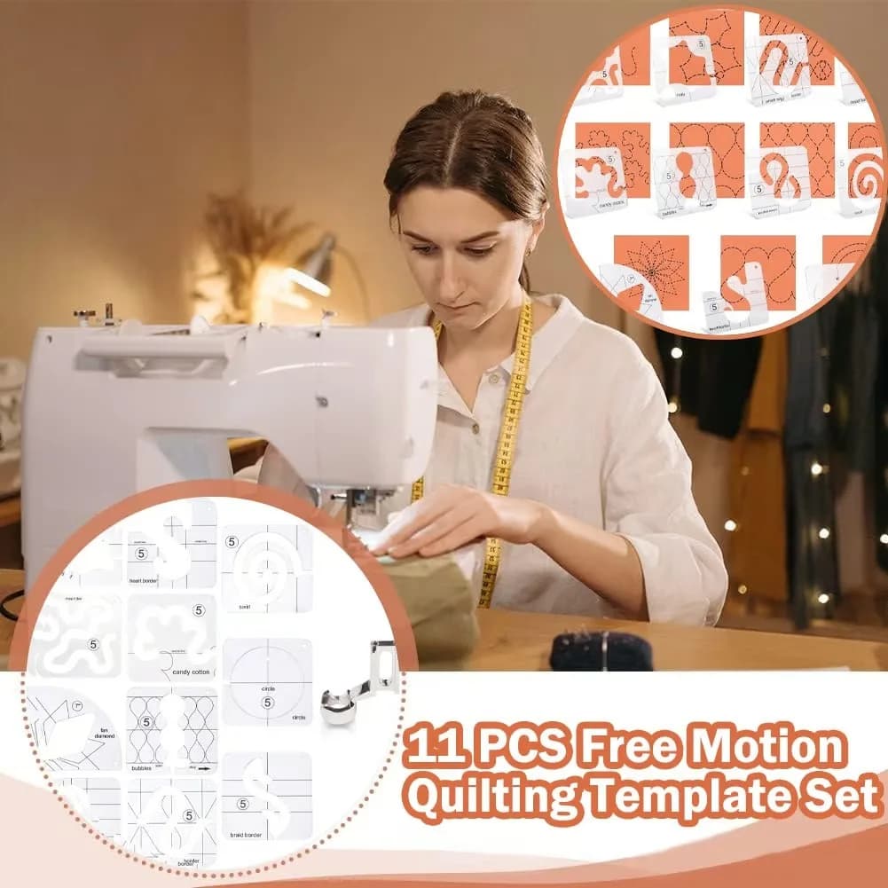 Acrylic Sewing Ruler Set 11pcs, DIY Clothing Craft Template Tool for Dress Making