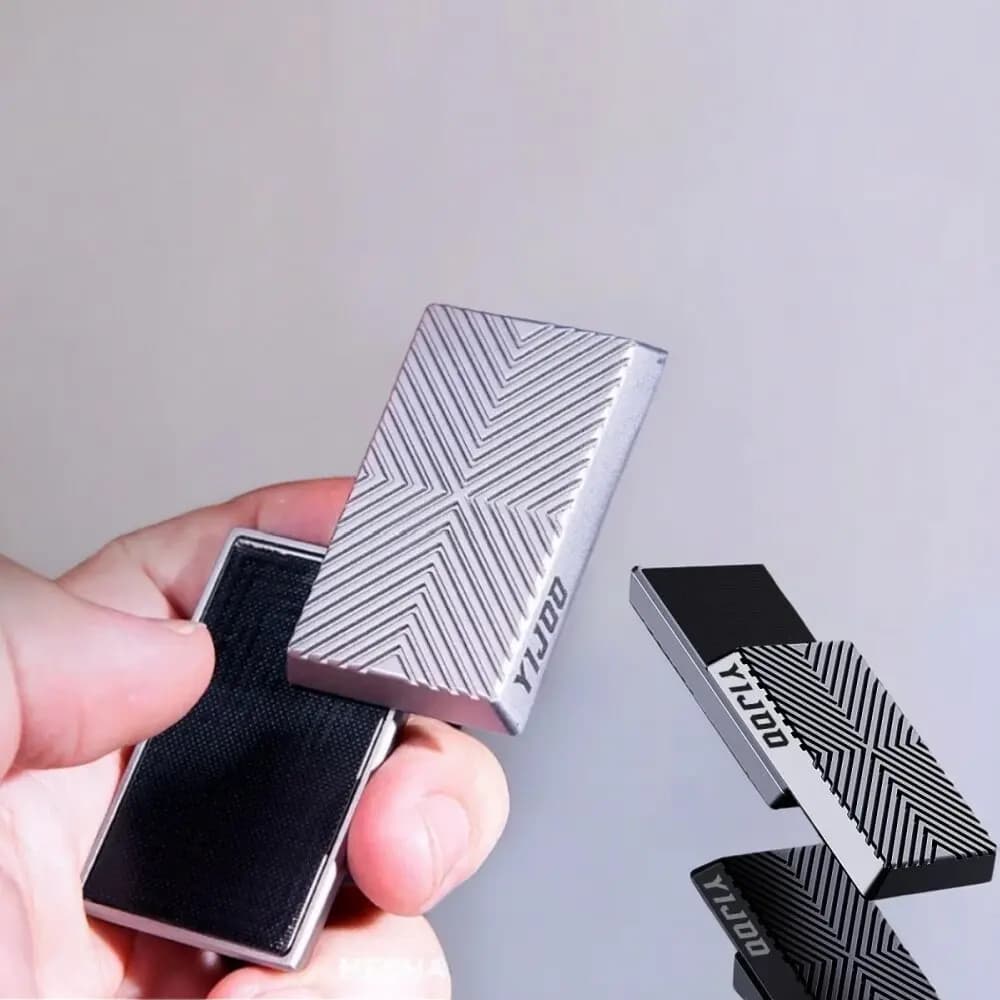 Cubo Magnetico Scorrevole in Metallo, Giocattolo Antistress, Slider per Decompressione, Giocattolo da Scrivania EDC, Regalo Rilassante per Adulti