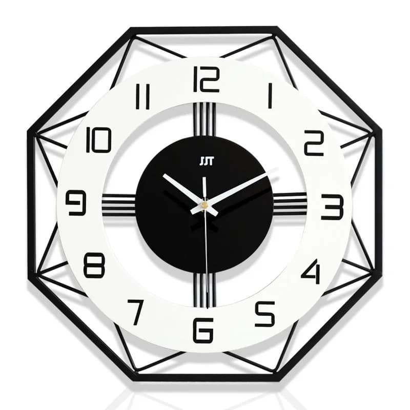 Luxury Metal Wall Clocks Nordic Minimalist Quartz Elegant Aesthetic Clock Wall Unique Modern Watches Decoration Clocks Bedroom