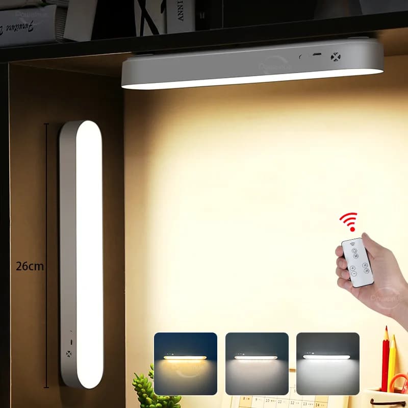 LED Touch Table Lamp Magnetic Desk Lamp Charging USB 5000mAh Night Light Study Table Lamp for Bedroom
