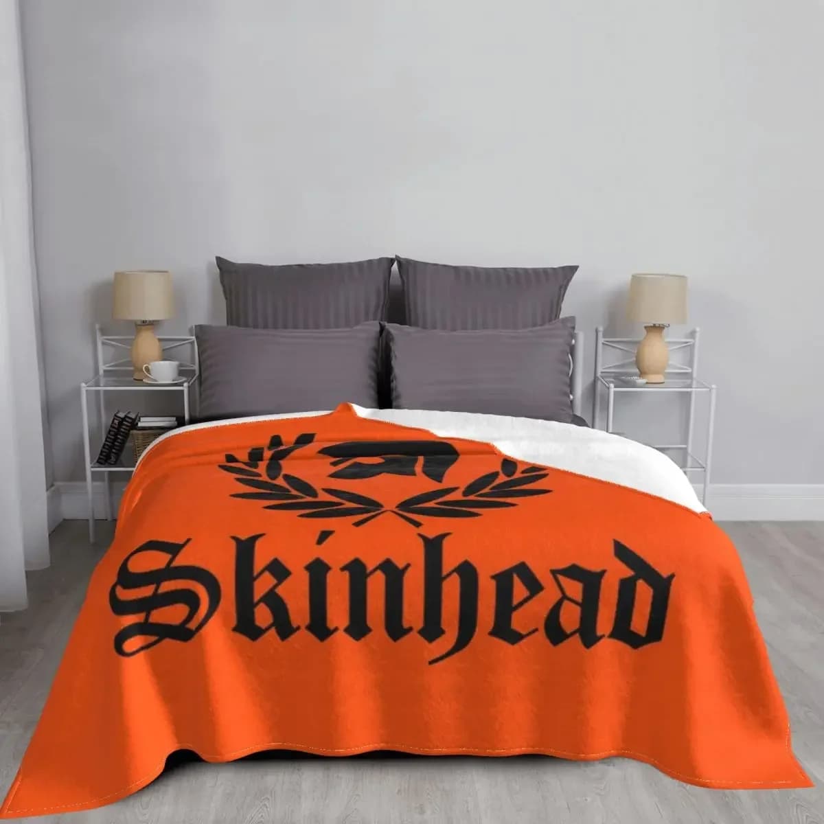Skinhead un messaggio per te coperte da tiro coperte addensate di lusso