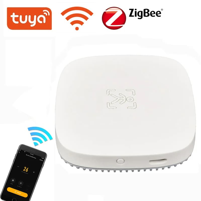 Tuya Wifi/ZIGBEE Sensore di presenza umana Smart Statico Non pilota Fretting attivo PIR Rilevamento del movimento del corpo Alam Push Radar