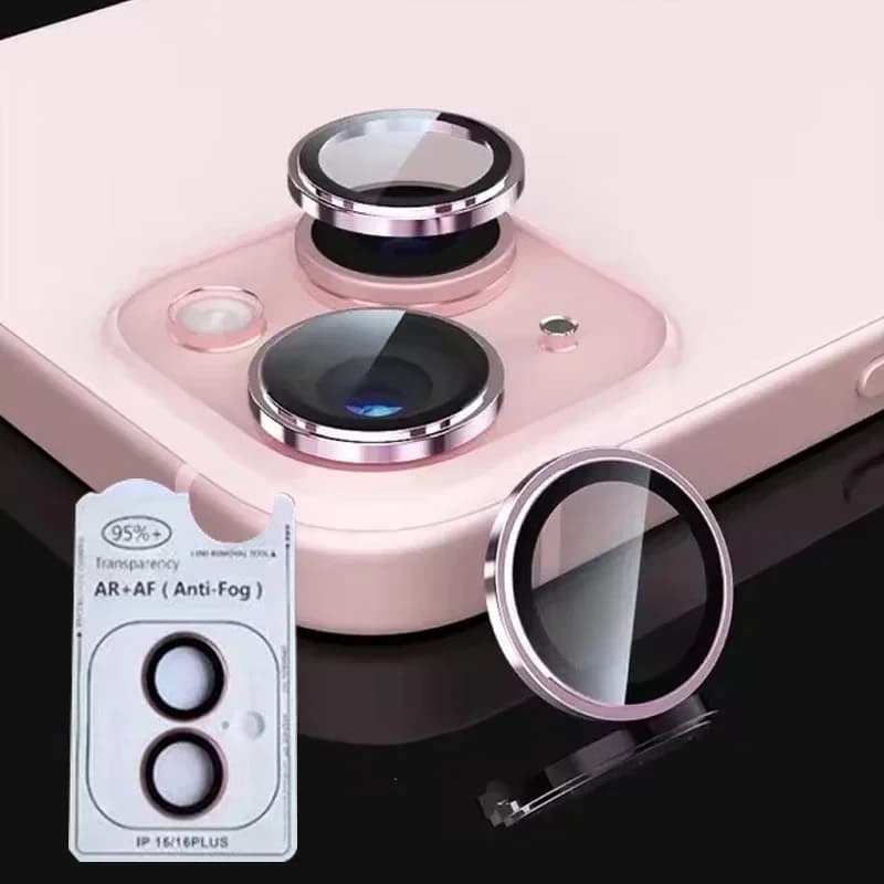 2-3 pezzi pellicola per lenti di colore rosa per Iphone 17 16 14 15 Pro Max protezione per lenti protezione per schermo per fotocamera in vetro temperato HD