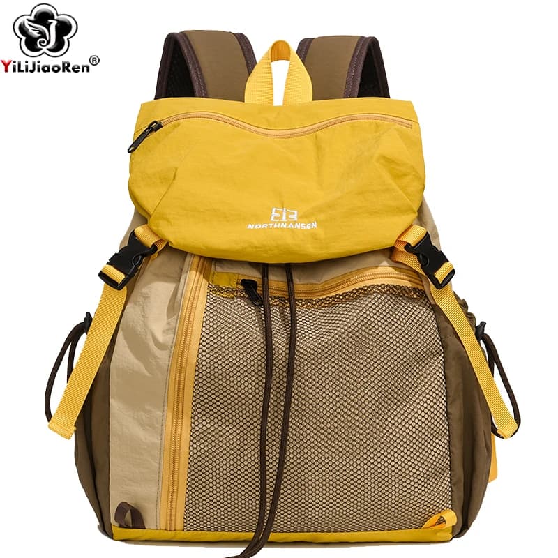 Fashionable commuter backpack Waterproof nylon women's backpack Large capacity school bag for girls Light travel backpack