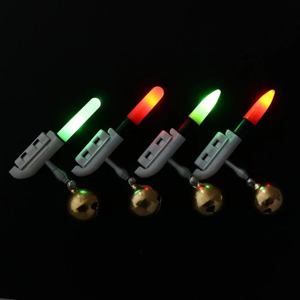 Luce per Canna da Pesca CR425 Impermeabile con Campanello, Luce Galleggiante per Pesca Notturna, Bastoncino Luminoso per Canna da Pesca