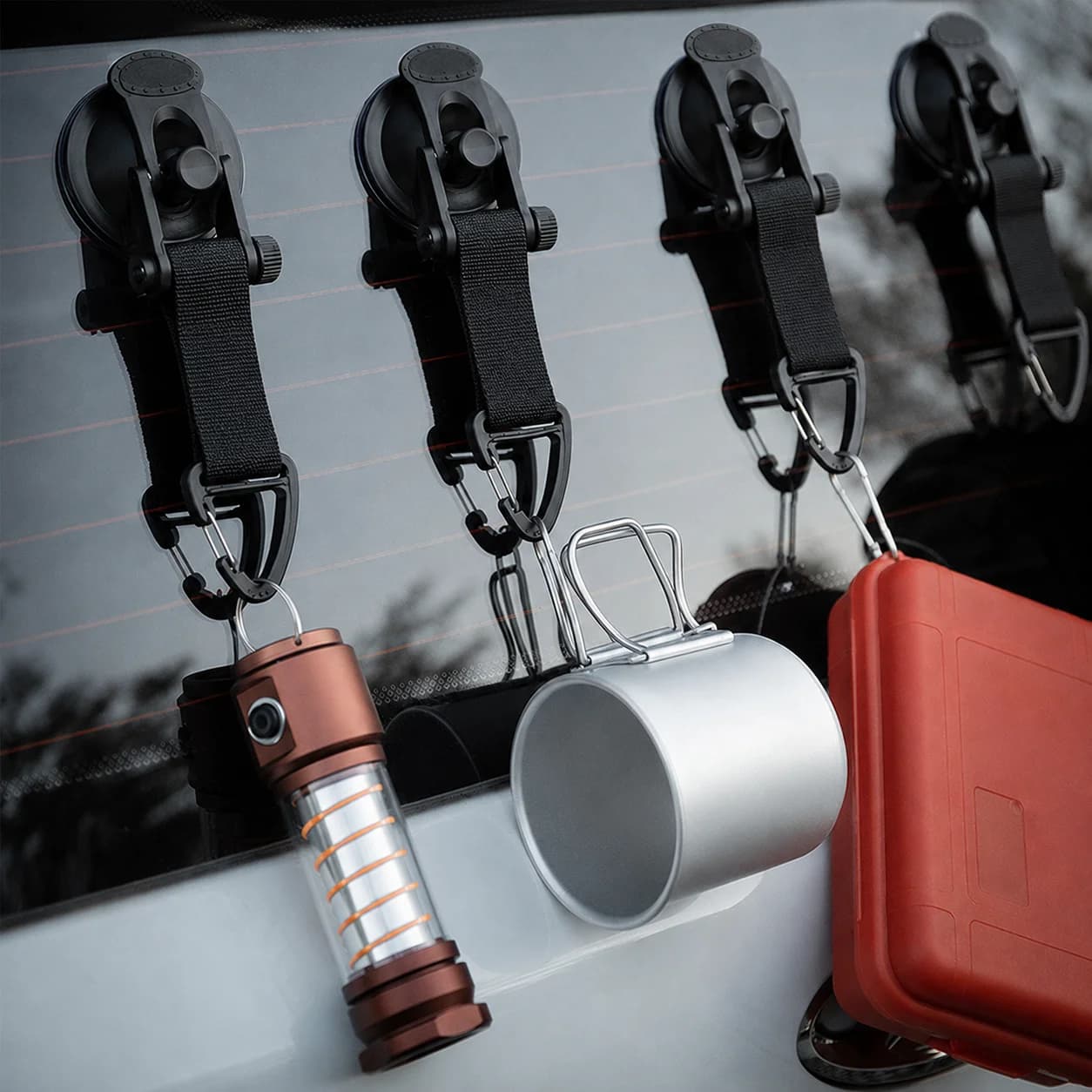 2/4 pz. Ganci di fissaggio a ventosa per tenda da auto, ancore laterali rotonde per tendalino, ventose creative per tenda da campeggio e viaggio, ganci di sicurezza per esterni