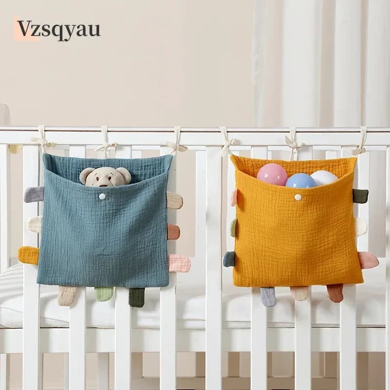 Organizzatore per culla Borsa portaoggetti appesa Borsa per passeggino Pannolini per pannolini Pannolini per biberon Borsa per riporre giocattoli per bambini Giocattolo per pannolini per bottiglie portatili