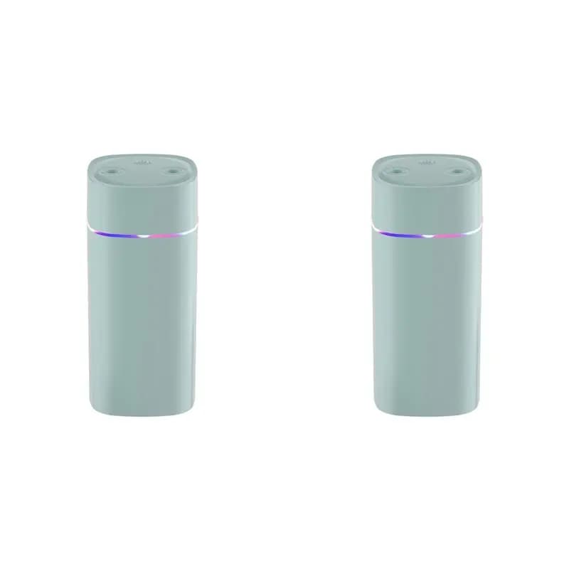 Umidificatore Silenzioso USB 2025 di Tendenza con Doppia Nebulizzazione e Luce Notturna Colorata, Atomizzatore d'Aria per Casa, Purificatore d'Aria Spray