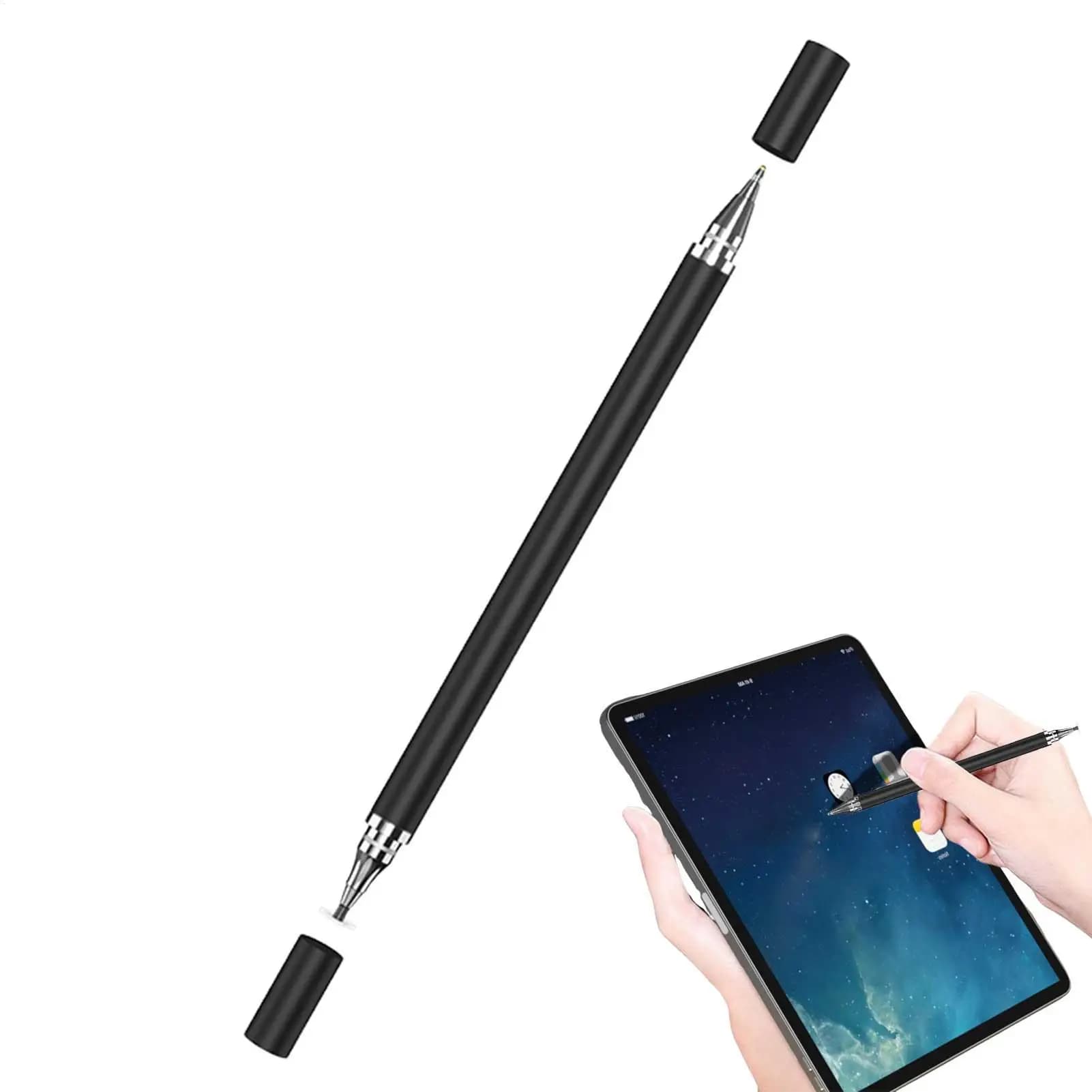 Penna stilo universale 2 in 1 per tablet, accessori per telefoni cellulari, penna touch per schermo capacitivo per tablet da disegno