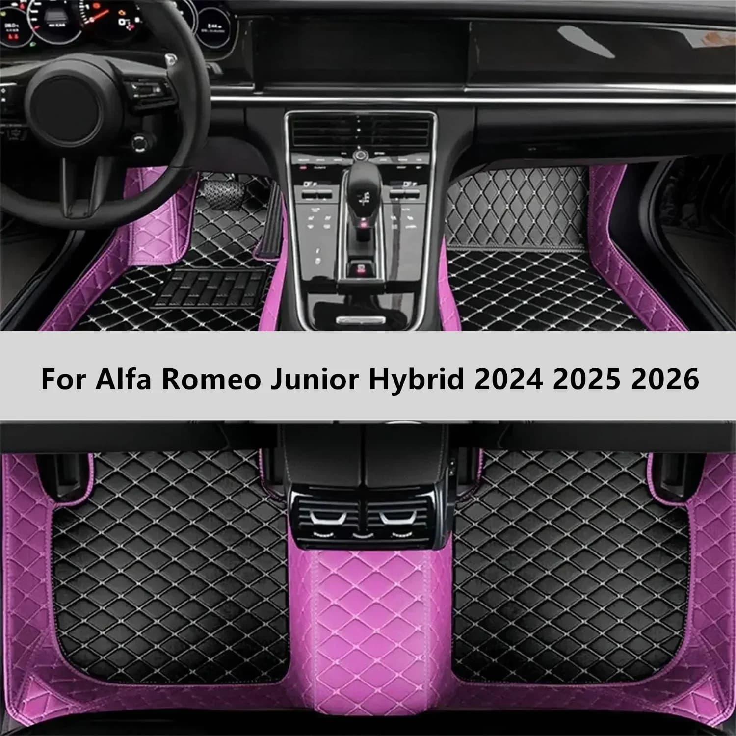 Custom Car Mats for Alfa Romeo Junior Hybrid 2024 2025 2026 Car Mats Interior Accessories
