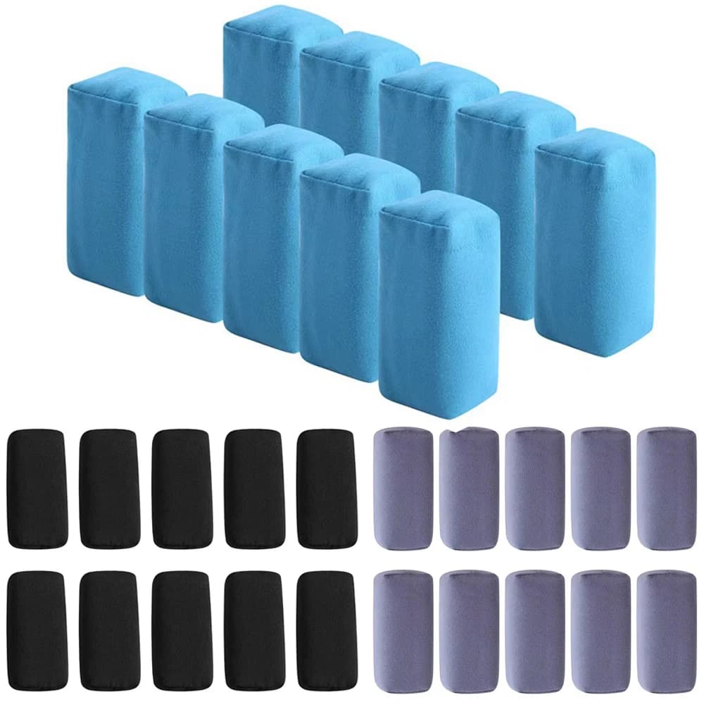 10 pezzi applicatore in spugna scamosciata per dettagli auto rivestimento in ceramica lucidatura cura della vernice ceratura strumento per la pulizia del blocco di lucidatura