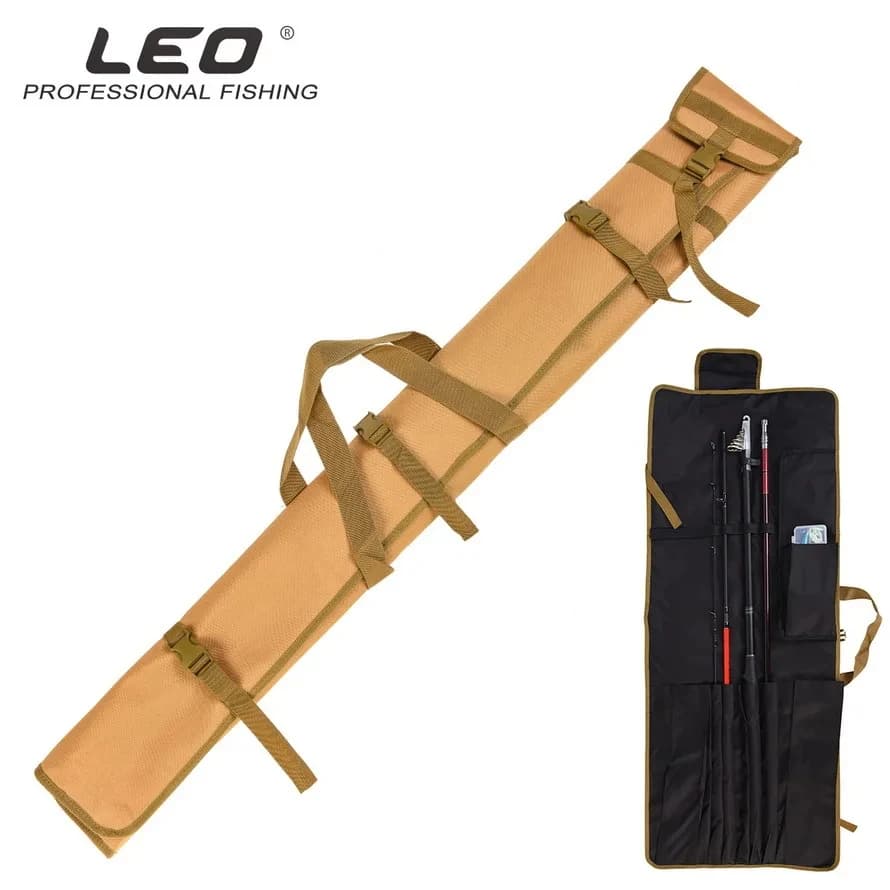 LEO fishing rod bag from 125cm single layer portable bag accessories for the conservation of fishing gear bag for rollable folding fishing umbrella