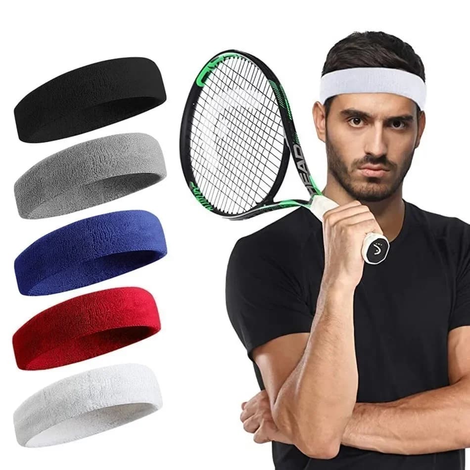 WOSWEIR-Cotone Athletics Facades Elastic Basket Sports Women's Gym Fitness Headband sweater Volleyball Tennis