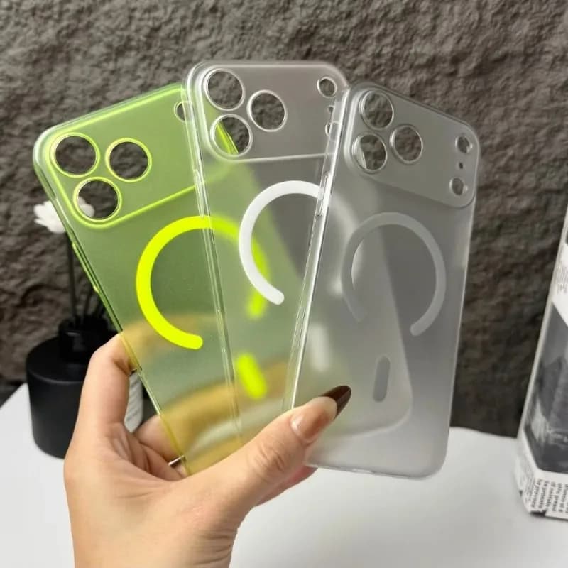 0.3mm Ultra Thin PC Fresh Color for Magsafe Case for IPhone18 17 16 15 14 Plus 13 Pro Max Slim Matte Magnetic Clear Armor Cover