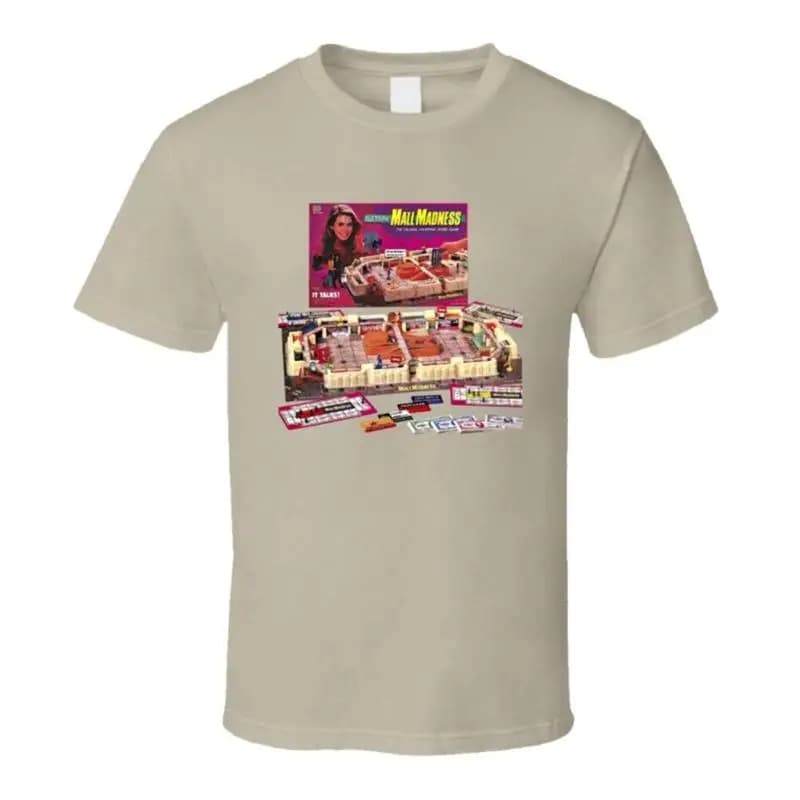 Maglietta del gioco da tavolo Mall Madness anni '80