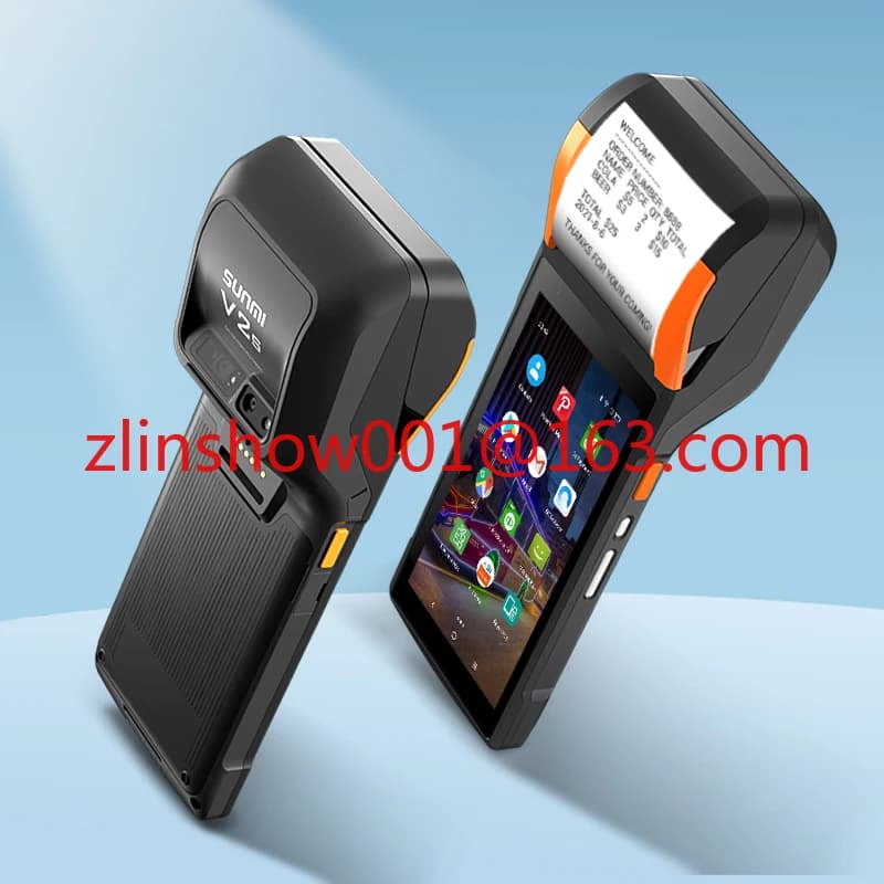 Android Pos Sim Card NFC GMS 4G Attrezzature per supermercati Sistemi Pos Macchina per il pagamento Ristorante Pos Software V2S Sunmi