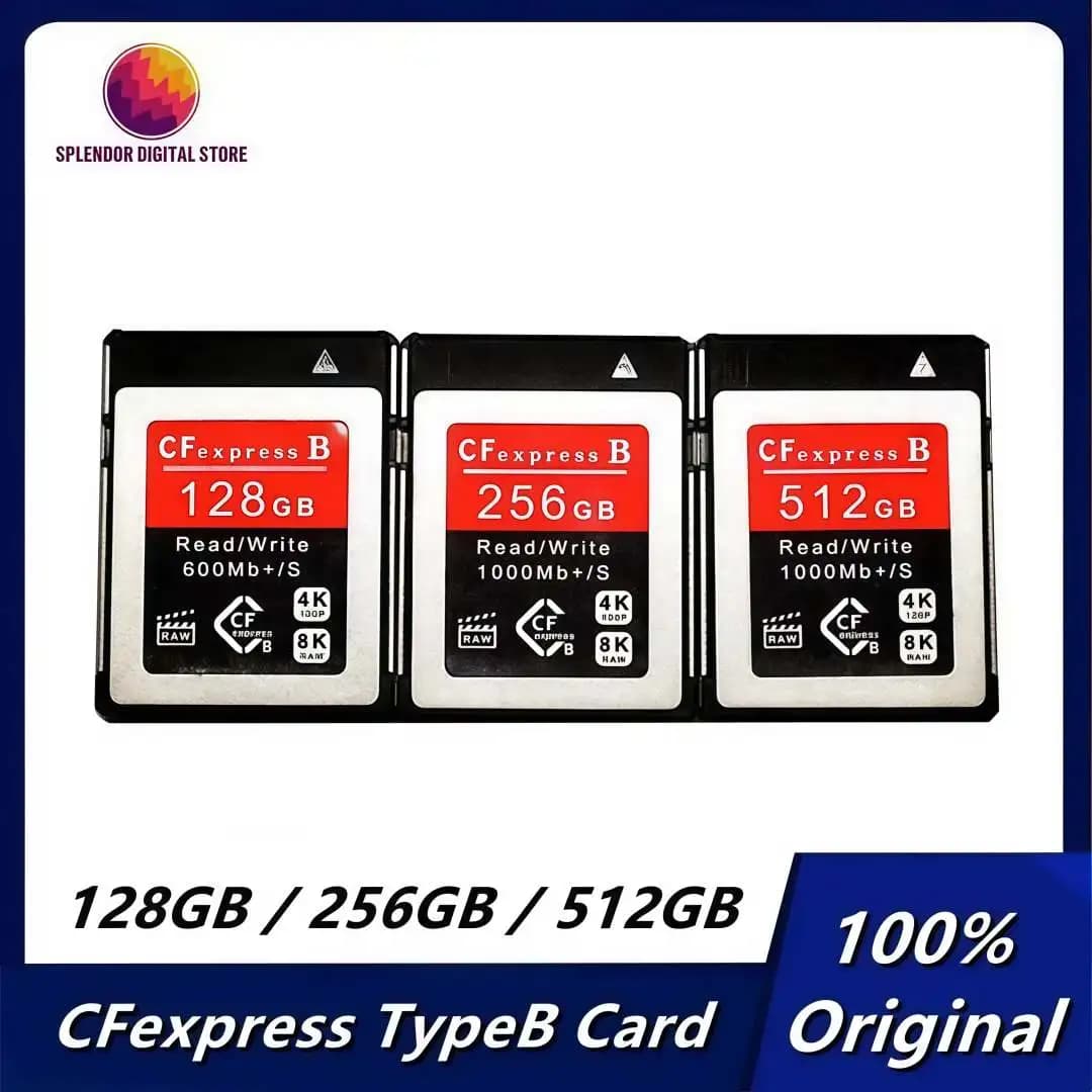 Scheda di memoria professionale originale CFexpress TypeB 128GB 256GB 512GB scheda di memoria CFE per Z8 Z9 fotocamera digitale SLR RAW 8K 4K Video