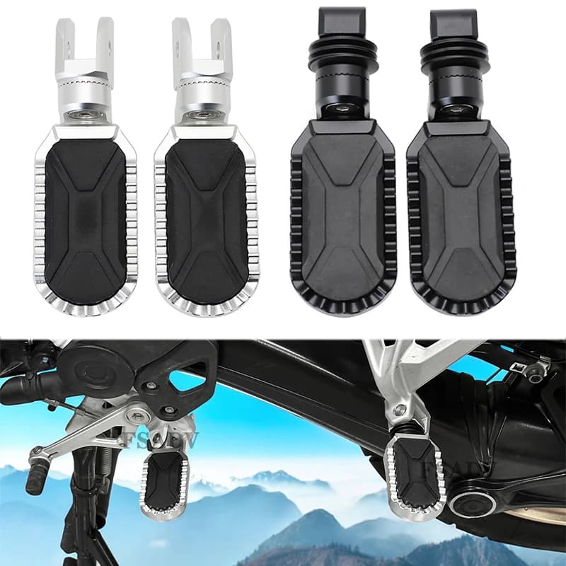 R1200GS R1250GS Moto Poggiapiedi Per BMW R1200 GS LC ADV R 1250 GS GSA 2014-2023 Pedane In Alluminio Regolabile Poggiapiedi