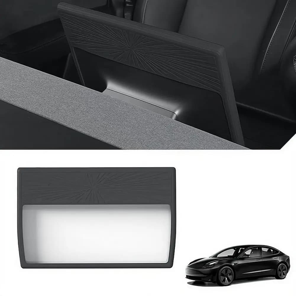 Protezione Schermo Console Centrale per Model3/Y 2025, Copertura Completa in Silicone per Bordi, Accessori Interni