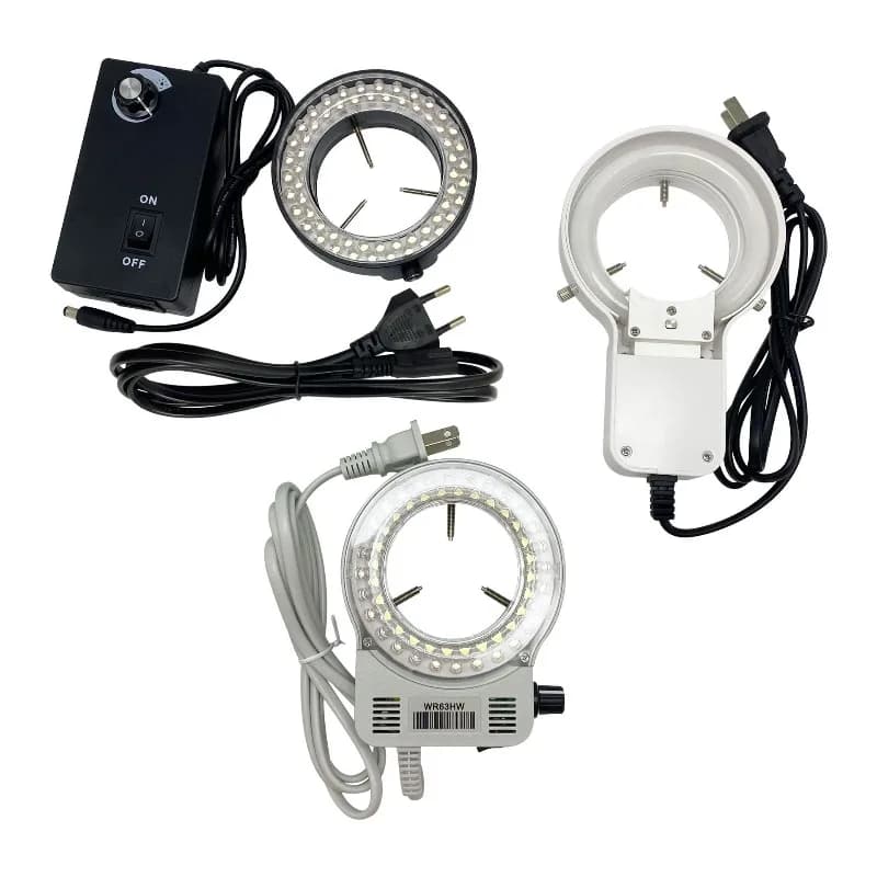 Luci a LED con microscopio, gioielli con micro-intarsio