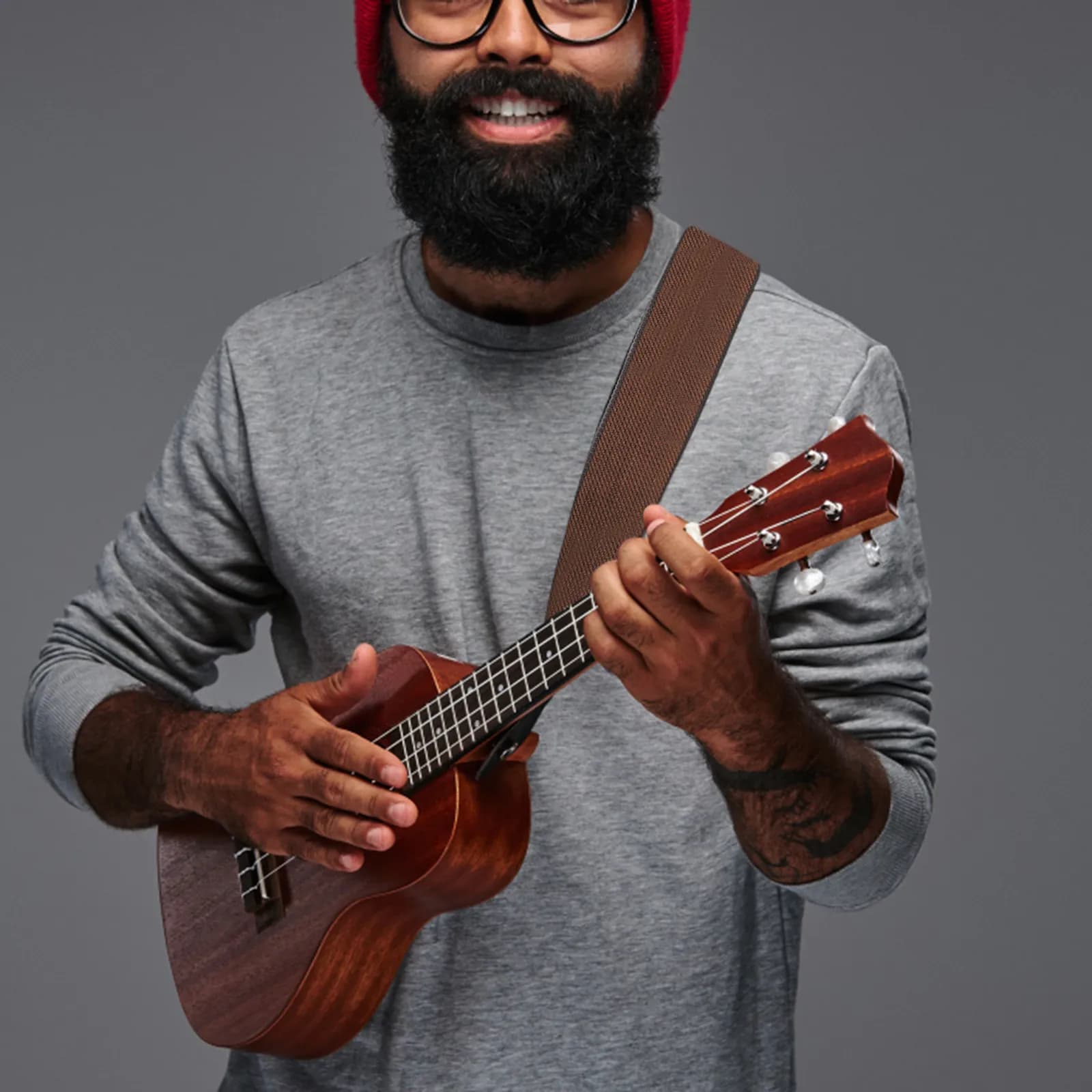 Tracolla per Chitarra Regolabile Affidabile in Tessuto Liscio per Chitarra Elettrica, Acustica e Basso, con Porta Plettri, Facile da Regolare, Lunga