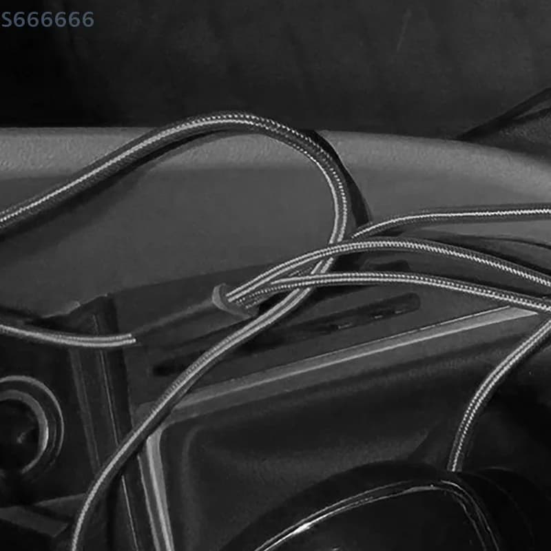8 pezzi di protezione universale per manicotti per cavi per auto, clip per copertura interna del cavo, accessori per morsetti per organizer per cavi dati