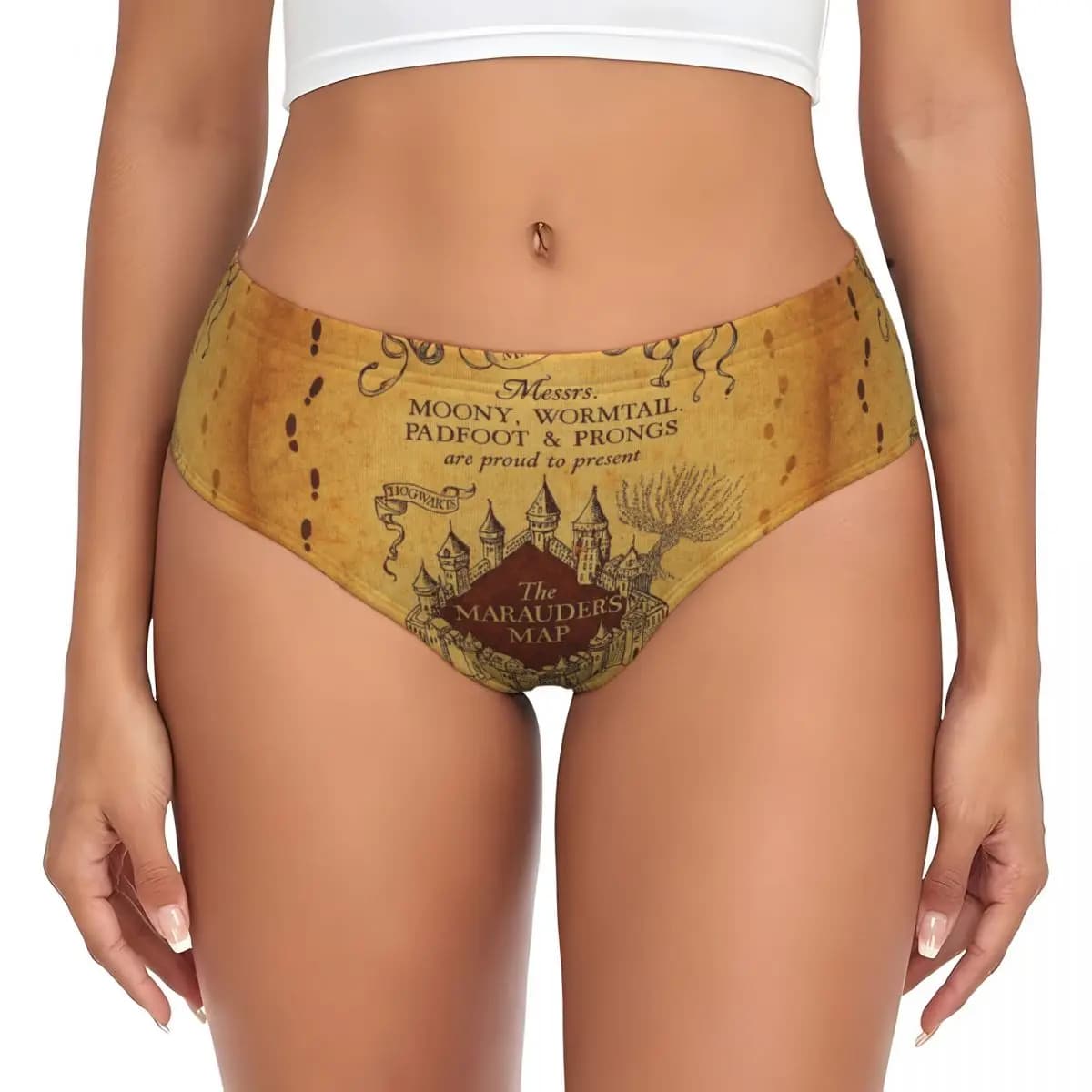 Customised Elasticized Slips for Women with Harry Potter Theme, Valentine's Gift