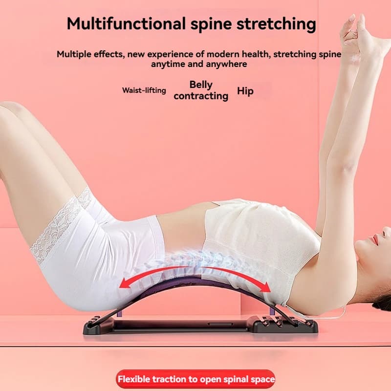 Succhietto per la colonna vertebrale lombare Tavola per massaggio alla schiena Correzione del gobbo Stretching della colonna vertebrale lombare per alleviare la compressione nervosa Supporto lombare
