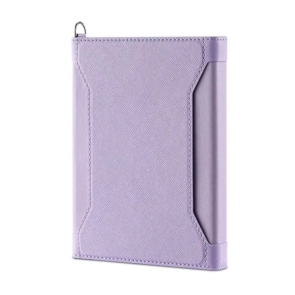 Portable Foldable Passport Wallet Large Capacity Lightweight RFID Blocking Wallet PU Leather Waterproof Leather Passport Holder