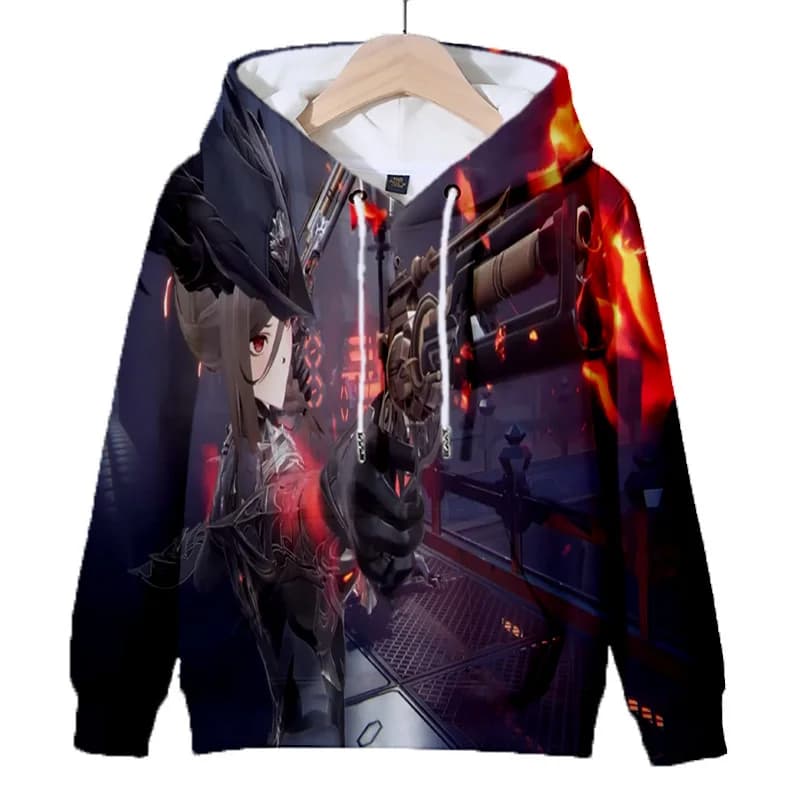 Duet Night Abyss Pullover Hoodie with Fleece for Autumn and Winter Provided Image Can DIY Top Long-sleeved Hat Fabric Hoodies