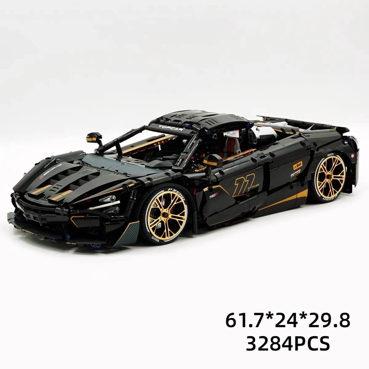 1:8 High-Tech City Sport Car Tecnico di Controllo Remoto Auto Sportive Building Blocks Mattoni Modello di Montaggio Giocattoli per I Bambini Regalo