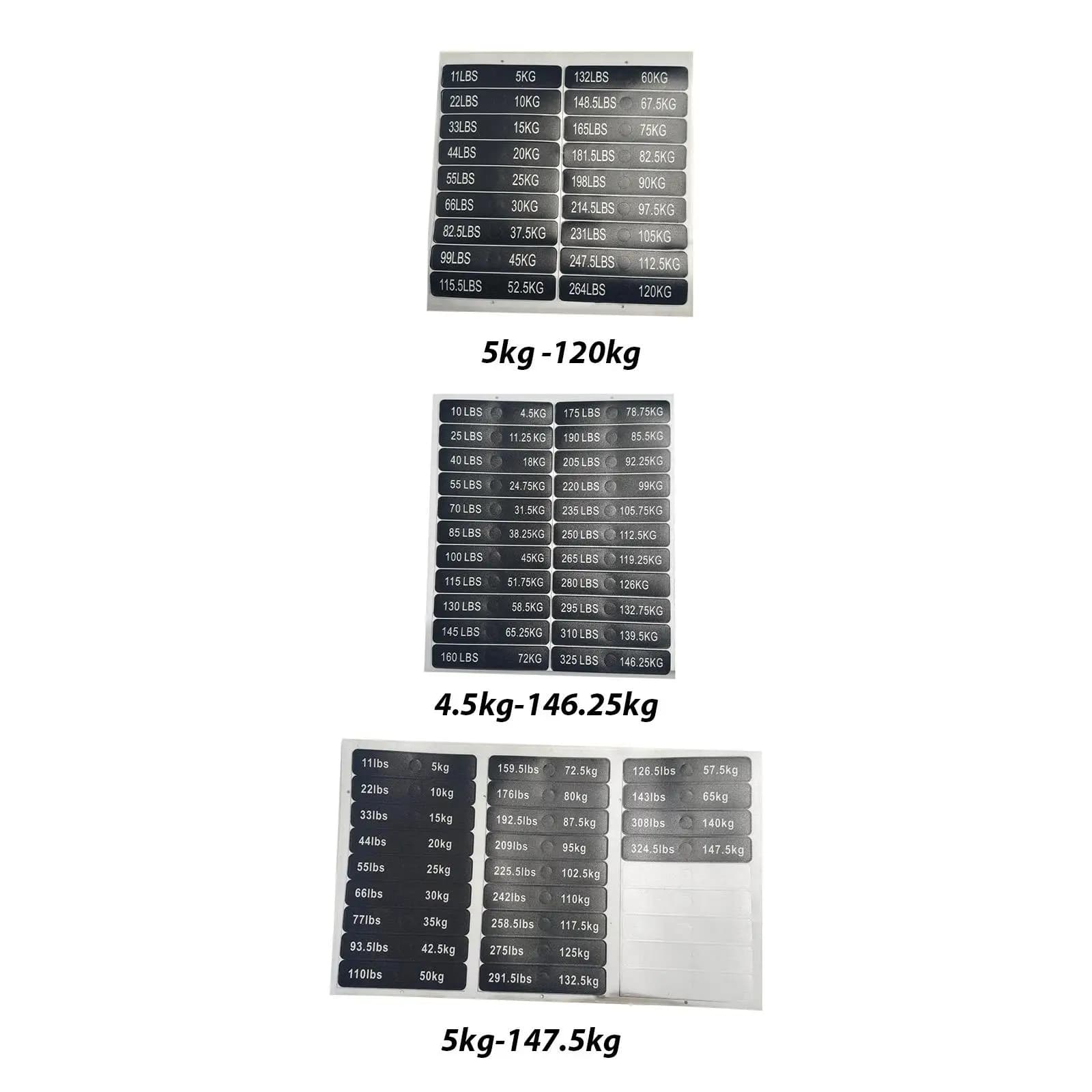 Labels for Weights, Wall decals for Gymnastics, Wall decals for Gymnastics, Labels for Weights for Coaching Accessories