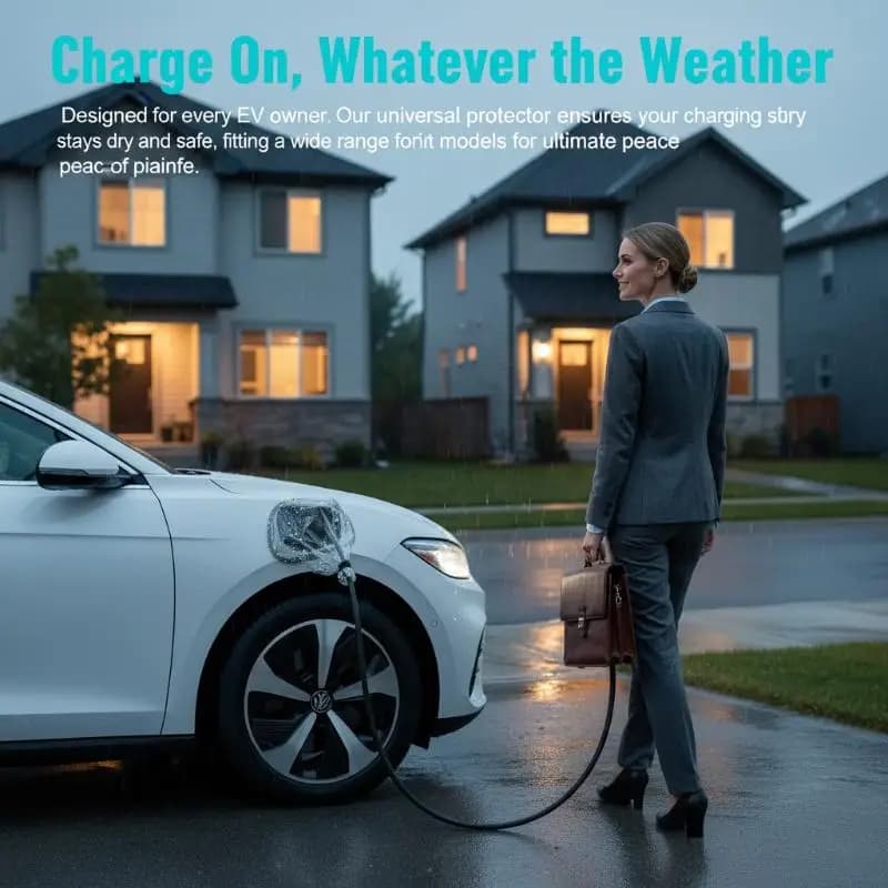 Charger Port Rainproof Magnetic Cover For Electric Car 1pcs Waterproof Plug Protection Outdoor Safe Use