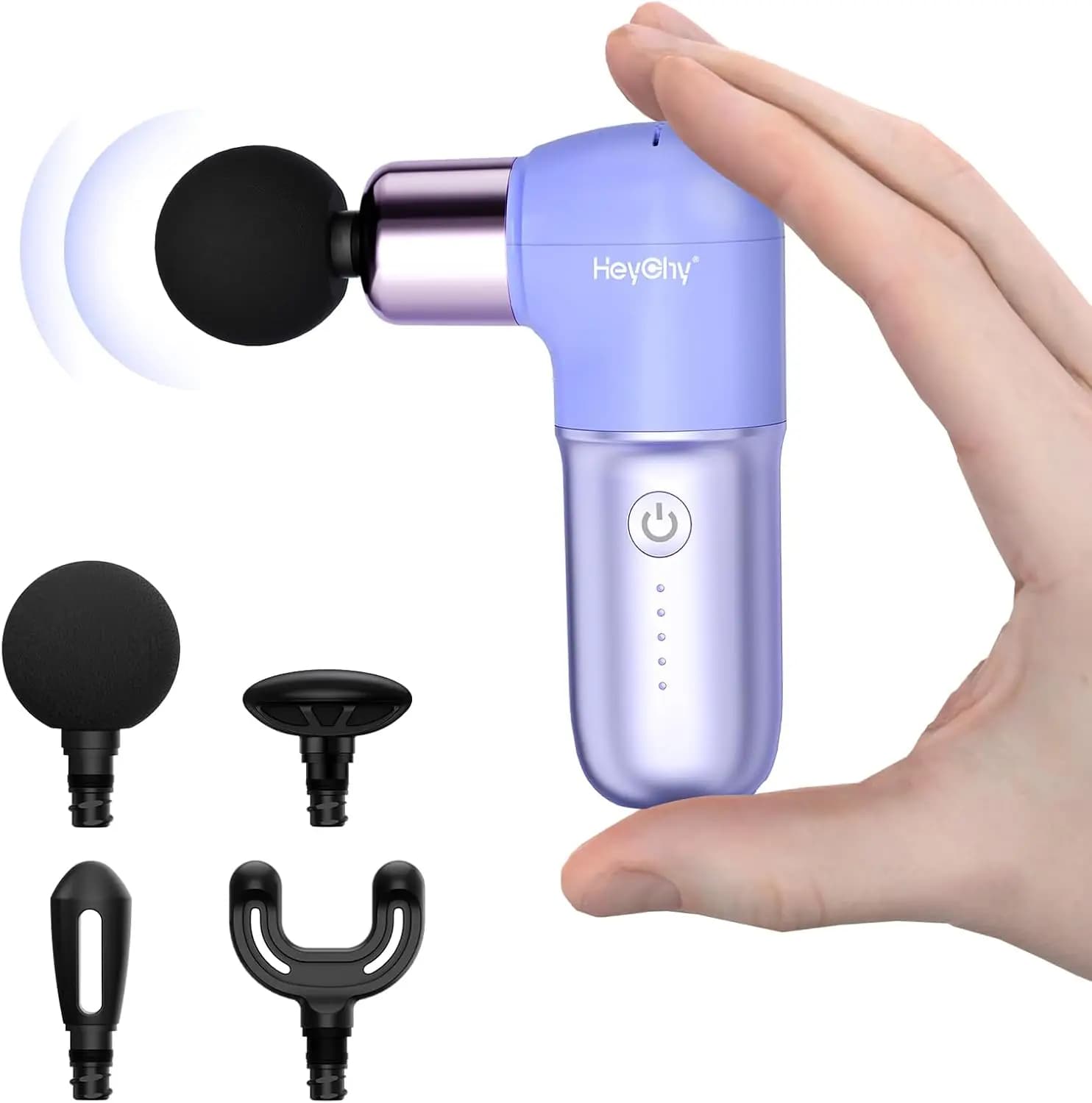 Mini Massage Pistola Super Compatta for Deep Muscle Relief, Portable Massage for Sport and Travel in Purple