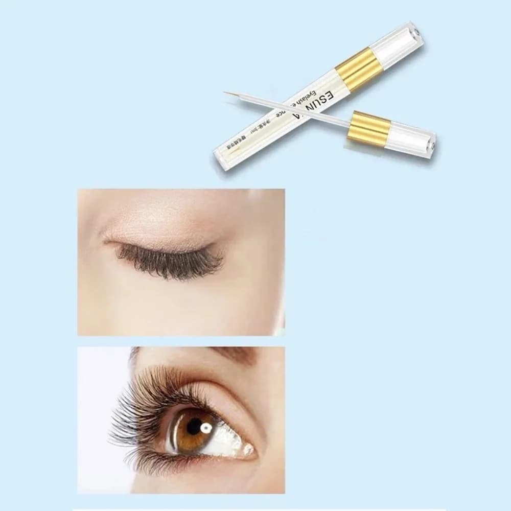 Siero per Ciglia 3ml, Essenza Allungante e Nutriente, Mascara Volumizzante Naturale