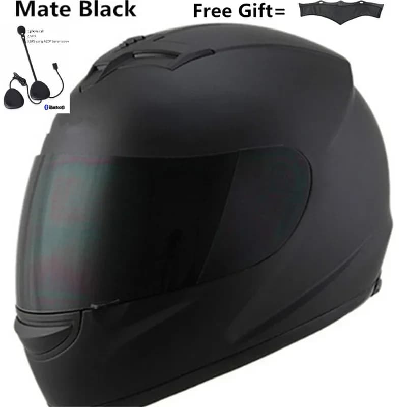 Set di cuffie interfono per moto compatibili con Bluetooth per casco da motocross, sistema di comunicazione per chiamate musicali e telefoniche