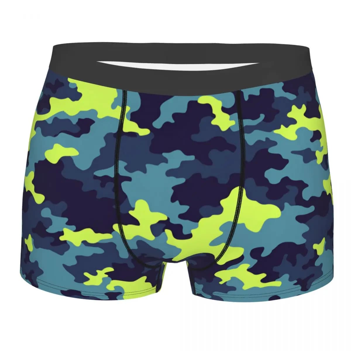 San Valentino Uomo Modern Street Urban Camouflage Intimo Boxer Slip Pantaloncini morbidi Mutandine Mutande per fidanzato marito