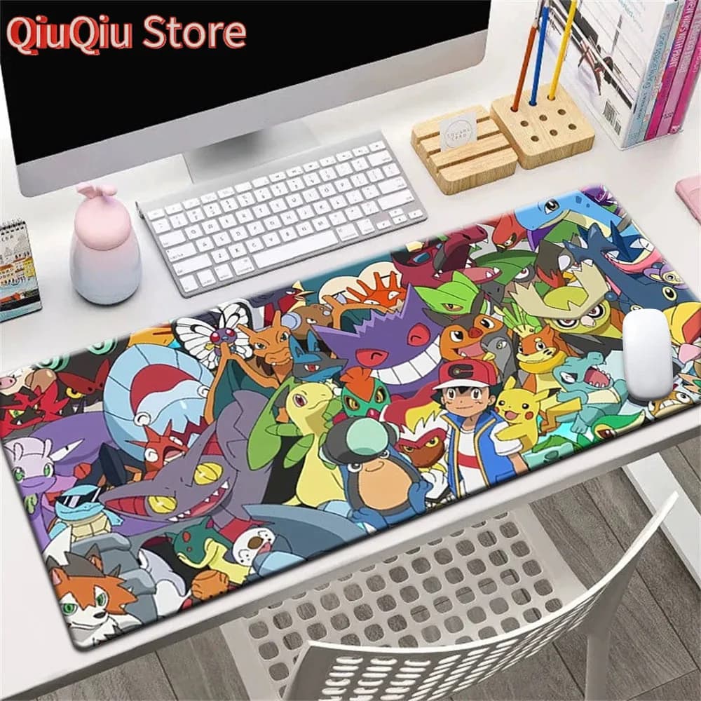 All Eeveelutions Cute Anime Gaming Mouse Pad Tappetino da scrivania impermeabile e antiscivolo