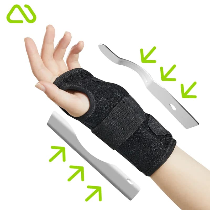 Sport Fitness Sollevamento pesi Protezioni protettive per il polso Prevenzione degli distorsioni delle mani Supporto per tutore per articolazione del polso sostituito in gesso