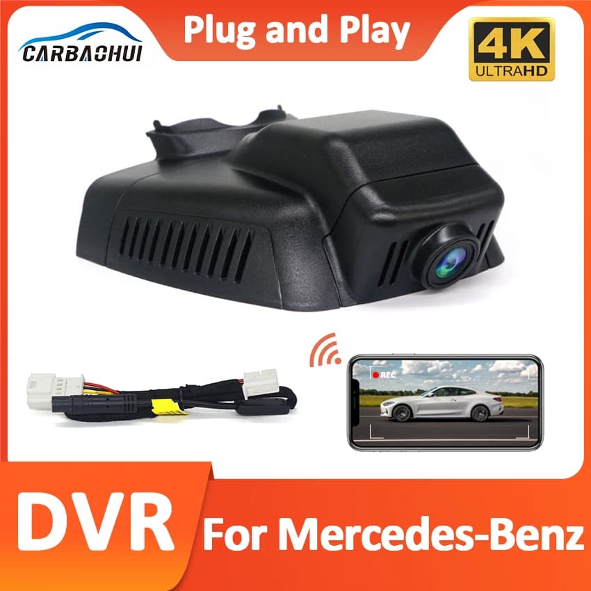 4K Wifi 3840*2160 DVR camera for Mercedes-Benz GLK 250 CDI 4Matic for MB GLK260 GLK250 GLK220 X204 10-12