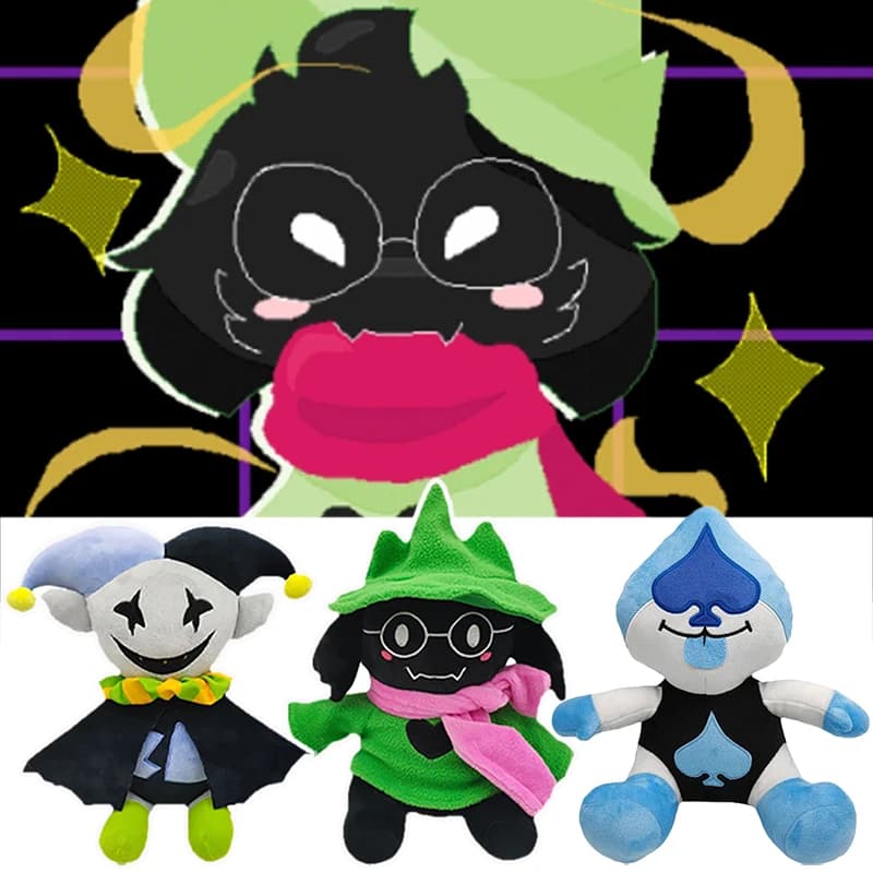 Jevil Deltarune Peluche Del Fumetto Ralsei Lancer Bambole di Peluche Animali Bambole di Peluche Figura Decorazione Cuscino Regali Di Natale