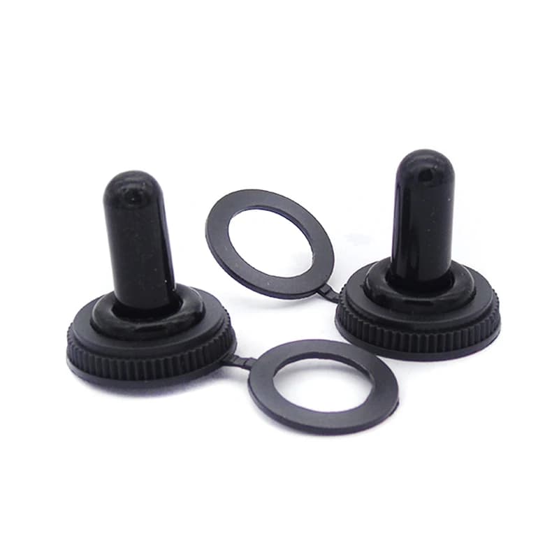 Dust cap with waterproof glue cap for 10 pieces 12 mm lever switch for E-TEN large lever cap