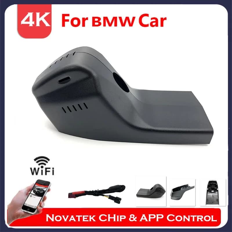 4K Front And Back Cam Wifi Dash Cam For BMW X5 G05 For BMW 3 G20 G21 G28 Series 2018 -2023 2024, Plug and Play Car DVR with APP