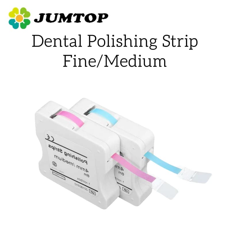 JUMTOP Polishing strips for teeth finishing in 4mm Dental interproximal resin * 6m Whitening material for fine/medium teeth