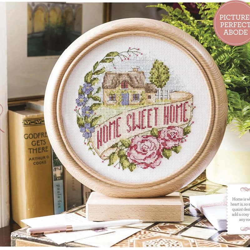 ZZS036 Home Sweet Home DIY stich Ricamo artigianale Contati NON STAMPATO Pacchetti punto croce Kit punto croce Kit pittura